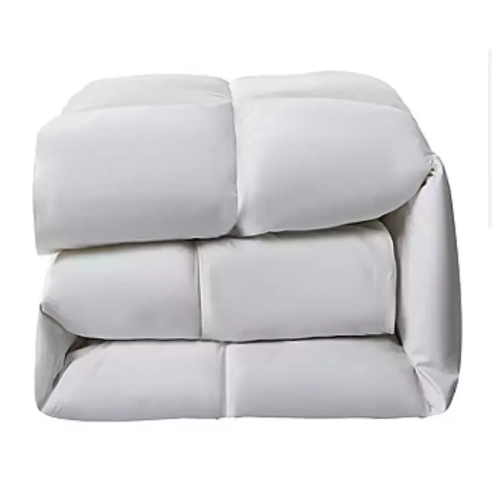 Serta Extra Warmth White Goose Feather and Down Fiber Comforter.